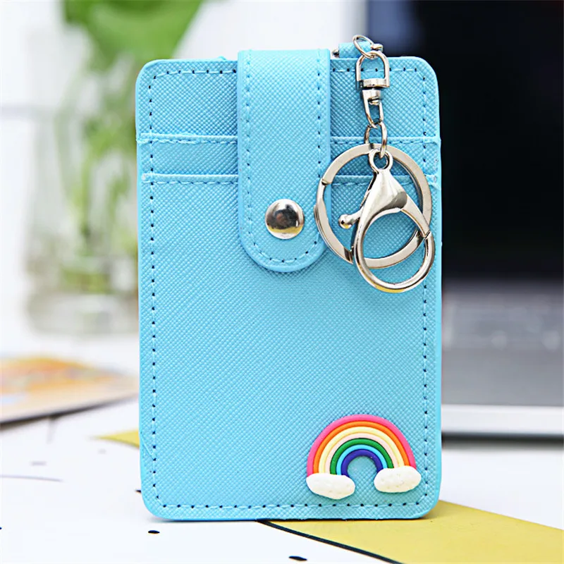 Держатель для кредитных карт из искусственной кожи с рисунками мультфильмов