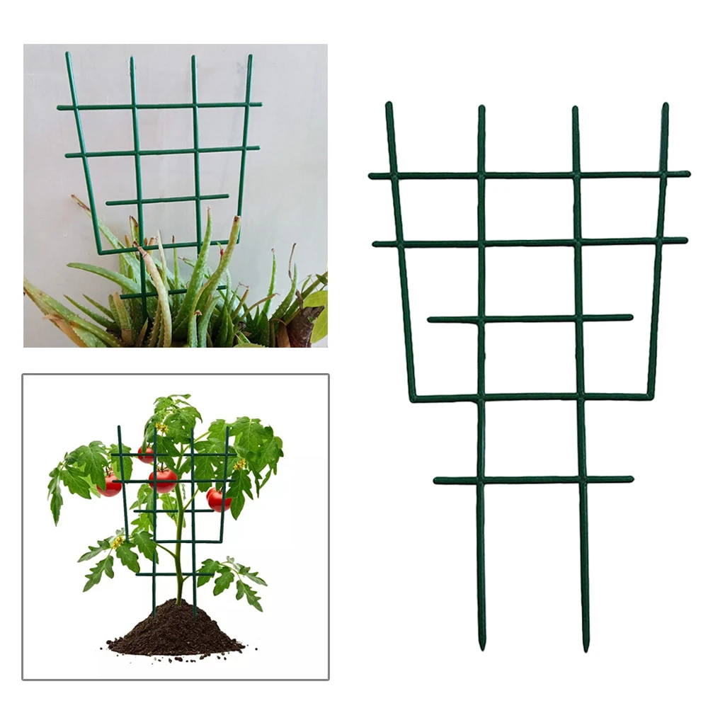 

Garden Metal Trellis, Plant Support Trellis for Indoor Outdoor Mini Climbing Plants, Potted Plants, Flowers Vine Ivy Cucumbers