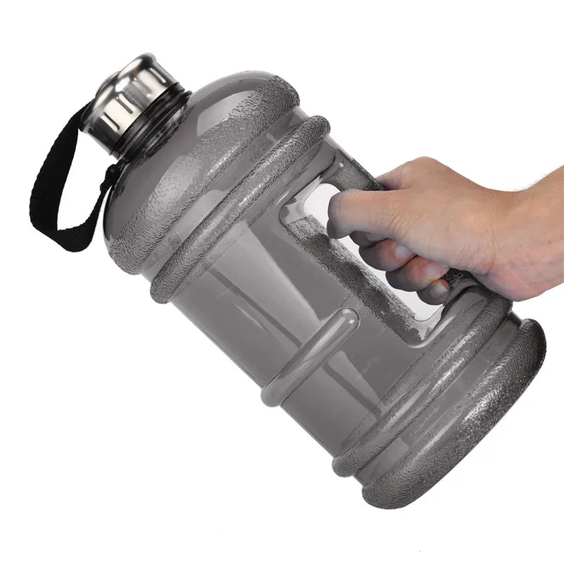2.2L большой емкости бутылки для воды Спорт на открытом воздухе тренажерный зал