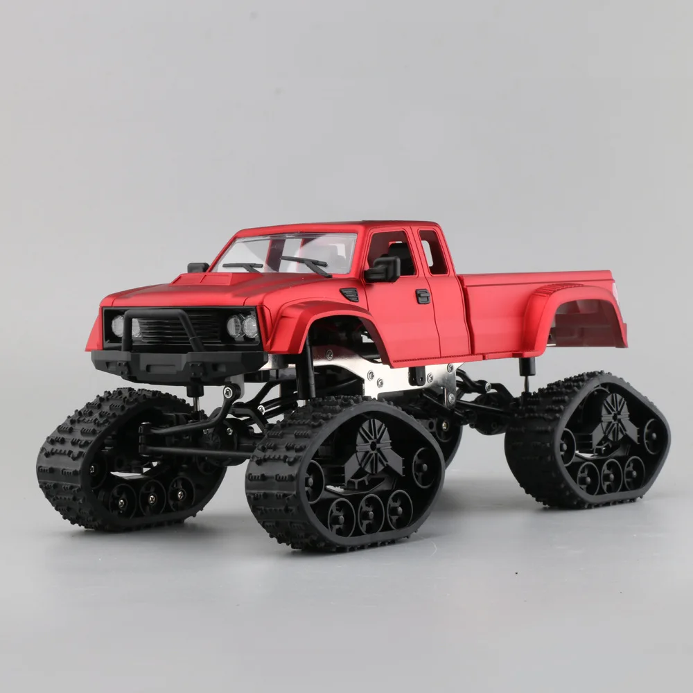 B Red Радиоуправляемый автомобиль 1:16 внедорожный грузовик FY002B 2,4 GHZ 1/16 4WD SUV Pickup Trucks WiFi FPV 0.3MP автомобиль Camion WiFi RTR игрушки для снежного скалолазания - Цвет: B Red