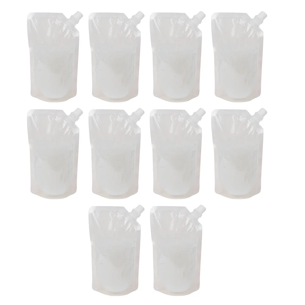 

50Pcs Practical Straw Bag Drinking Storage Holder Plastic Stand Bag