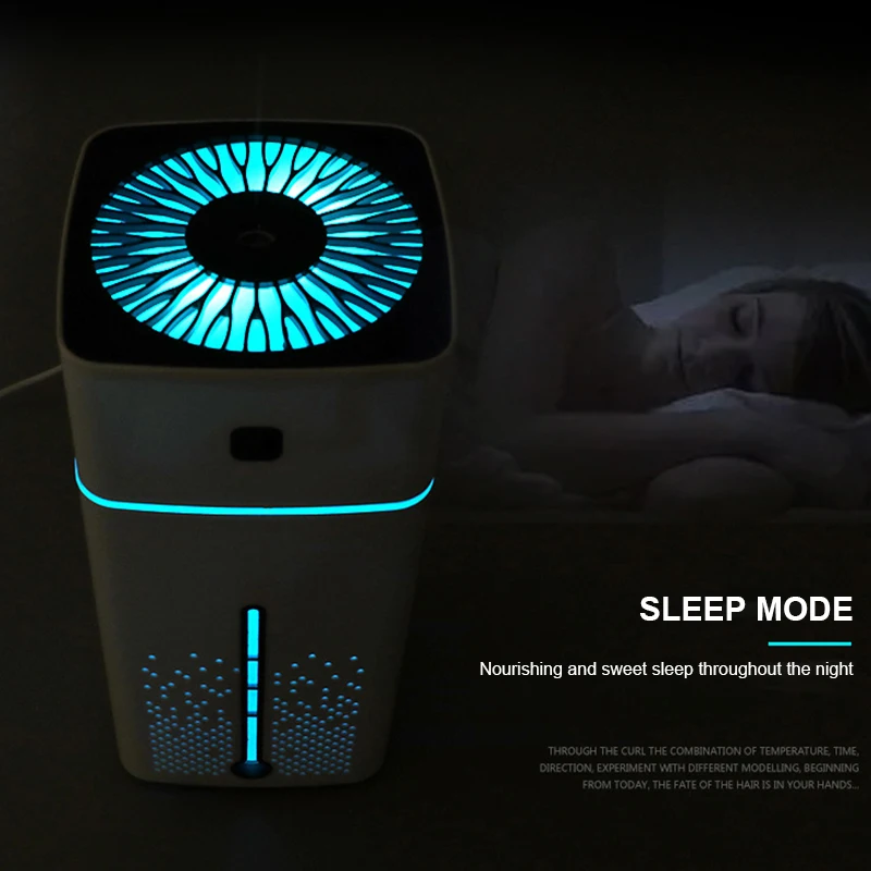 Увлажнитель воздуха с аромадиффузором и светодиодной подсветкой 1000 мл | Бытовая