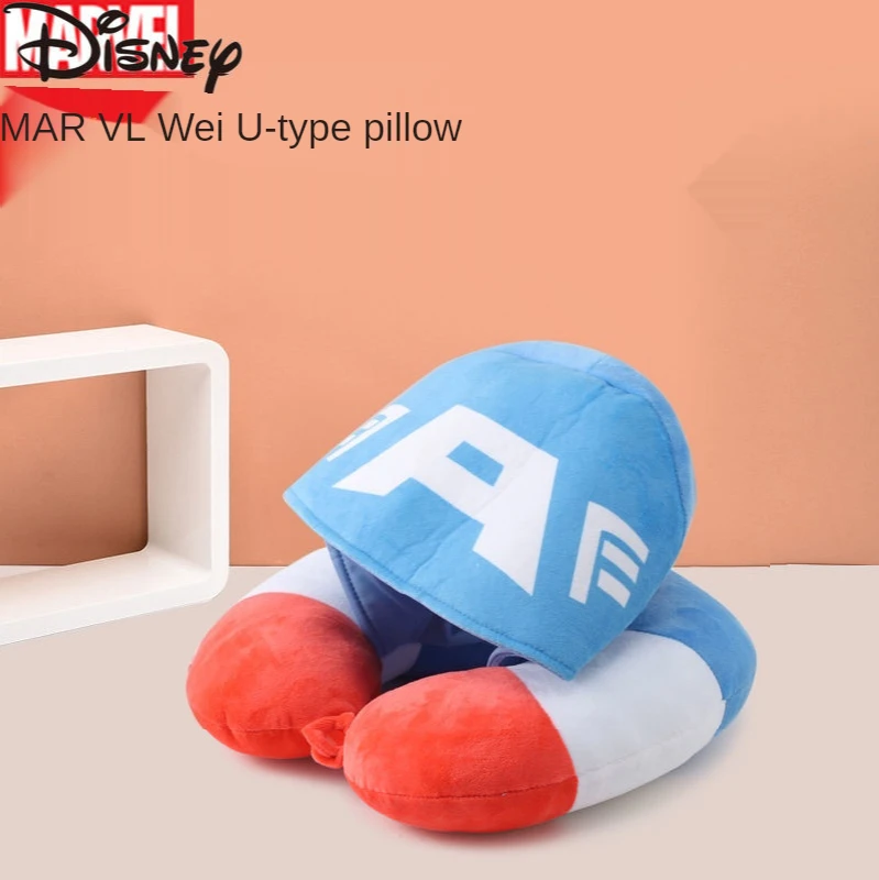 

Disney Marvel Captain America Spider-Man Iron Man Car Travel Business U-shaped Cute Headrest Neck Pillow Nap Pillow