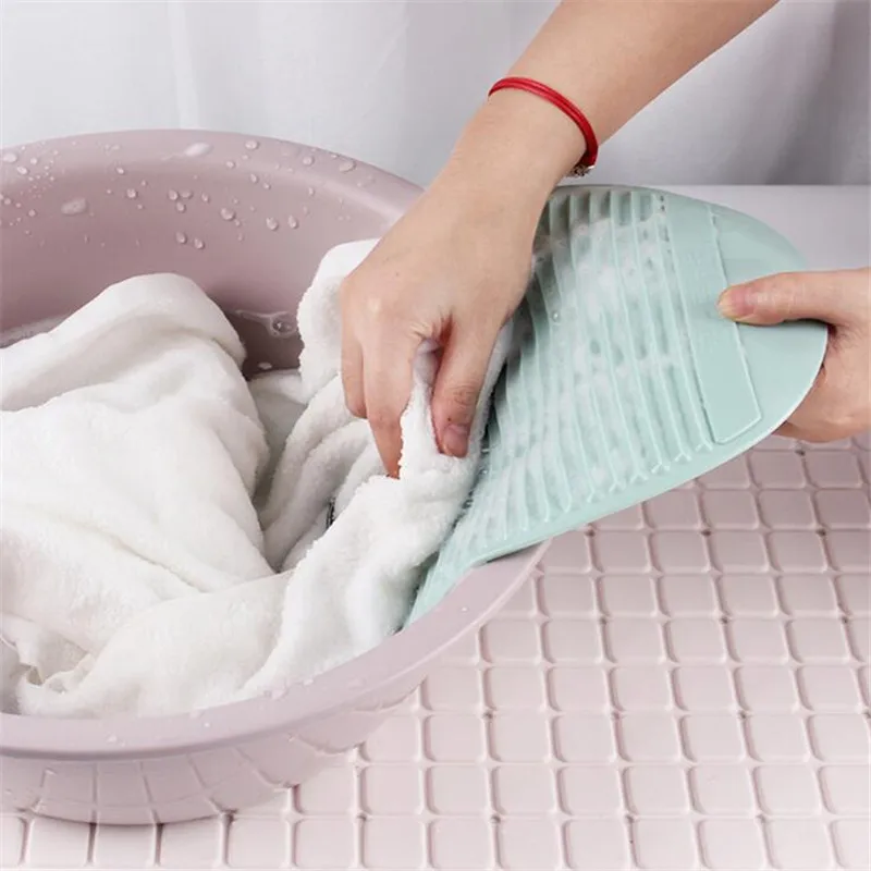 

Mini Software Washboard For Clothes Washing anti-skid Home Creative Small Plastic Portable Washing Board Home Accessories