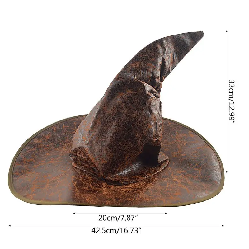 Halloween Wizard Witch Hat Masquerade Party Cap Fancy Dress Costume Cosplay Accessory Decor | Hats
