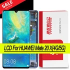 100% Оригинальный 7,2 ''AMOLED дисплей 4G5G для Huawei Mate 20X 20 X Full LCD сенсорный экран дигитайзер Запчасти для ремонта + Сервисный пакет