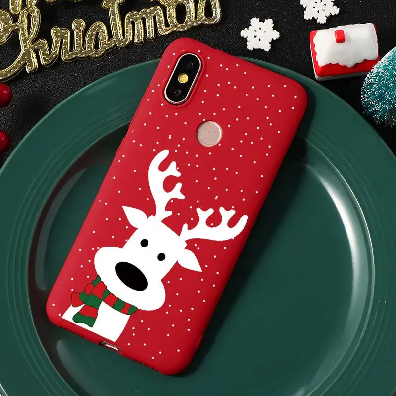 Счастливого Рождества с изображением оленя для ТПУ Xiaomi mi 9T Pro 9 SE F1 A1 A2 5X6X8 Lite Red mi Note 7 Pro 7 Y3 K20 Pro 7A 5A 6A 6 5 5A мягкий чехол