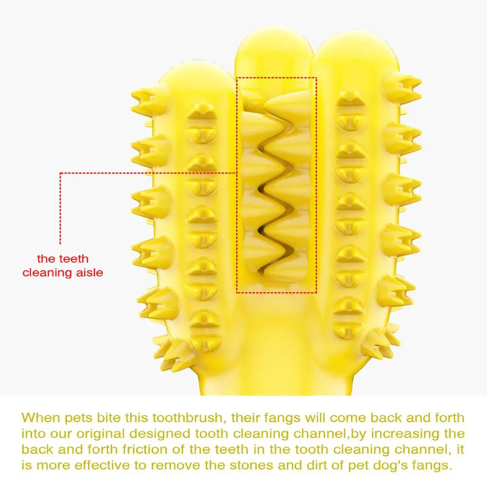 

Pet Dog Cactus Toys Chewing Biting Molar Tooth Clean Teeth Brushing Toothbrush Stick For Puppy Training Pet Silicone Products