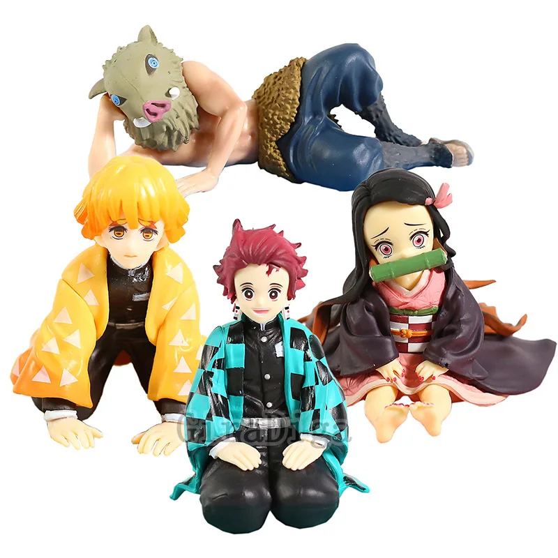 

Demon Slayer Kamado Nezuko Tanjirou Hashibira Inosuke Zenitsu Agatsuma Mini PVC Figure Model Toy