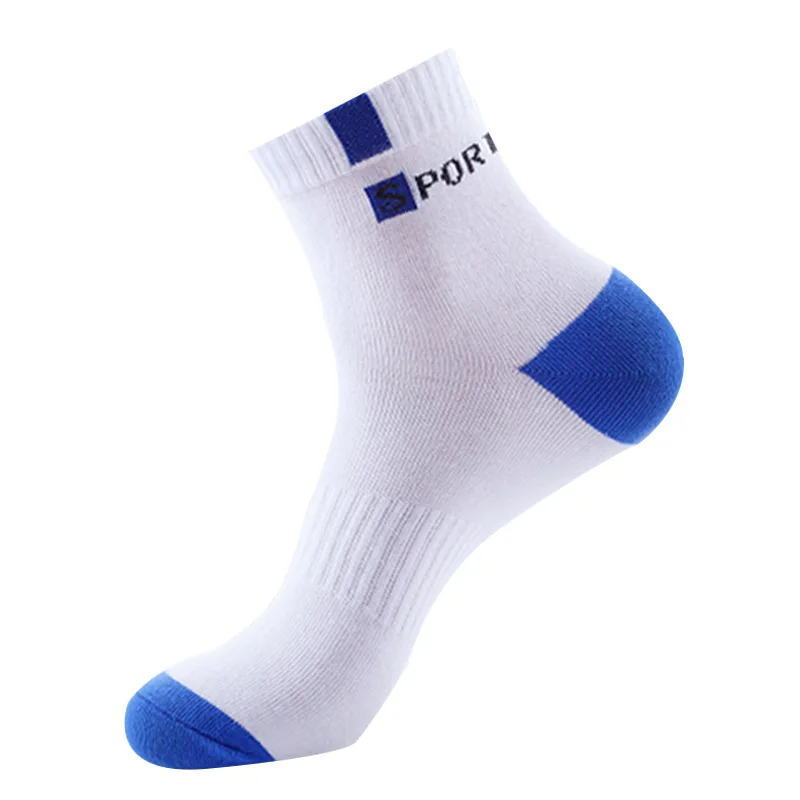 Men's Spring Tube Socks, Solid Color Sports Socks, Deodorant And Sweat-Absorbent Cotton Basketball Socks Factory Direct Sales