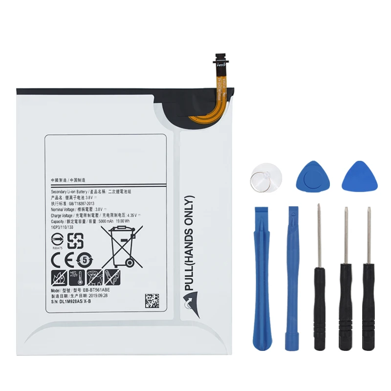 

OHD Original High Capacity Tablet Replacement Battery EB-BT561ABE For Samsung GALAXY Tab E T560 T561 SM-T560 5000mAh +Tools
