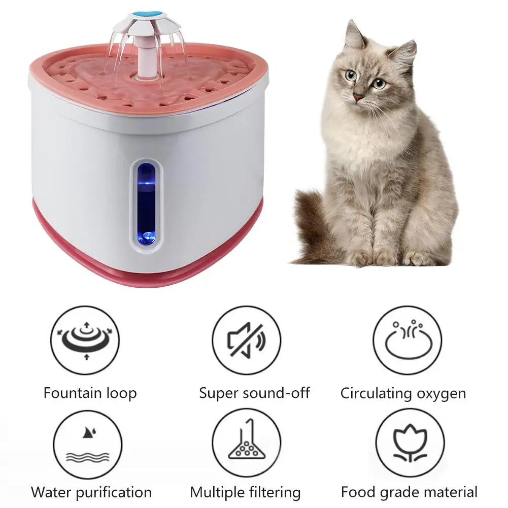 Pet диспенсер для воды автоматический питьевой фонтаны кошек собак маленьких