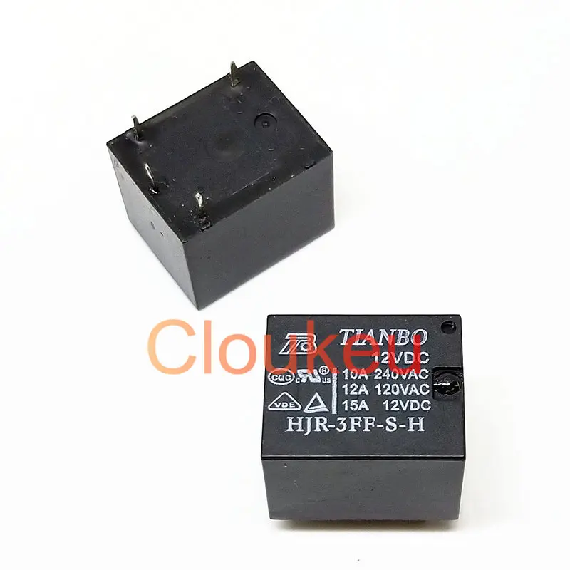 2 шт. реле DIP4 HJR-3FF-S-H 12VDC T73 10A 12V H