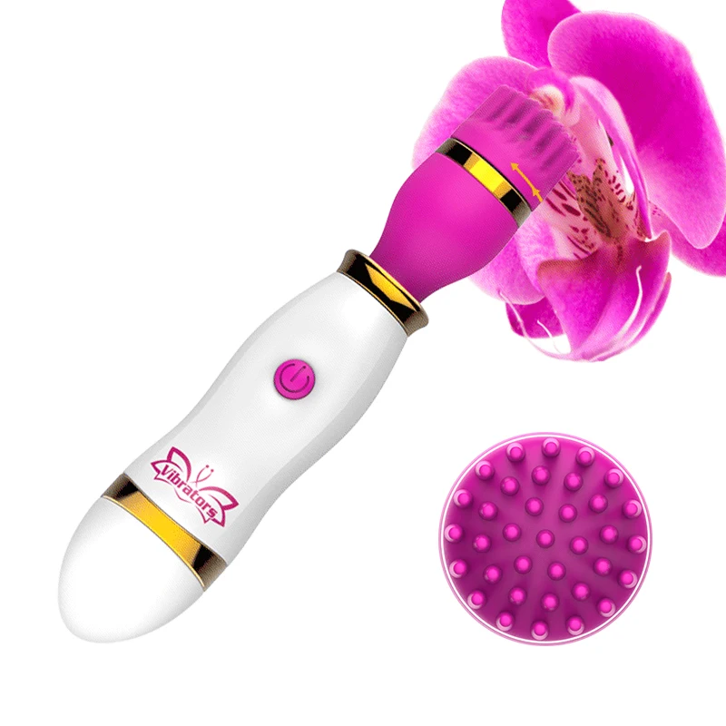 Вибратор для лизания языка AV Stick 12 Скоростей вращение на 360 градусов Стимулятор