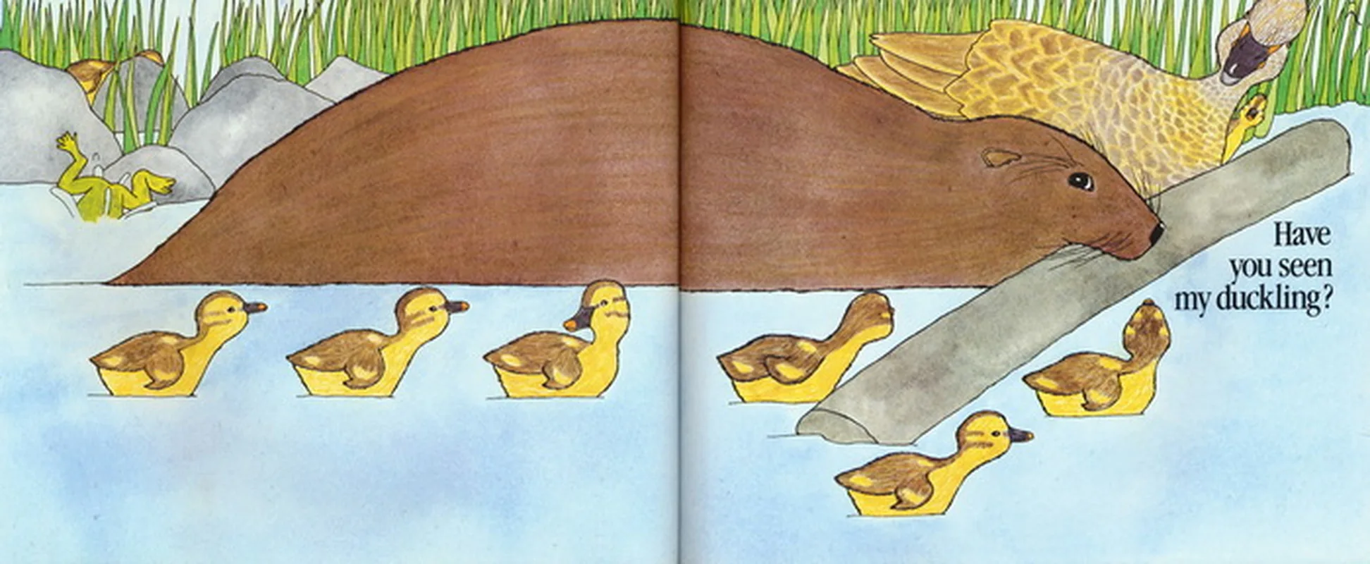 Вы видели мой Утенок английскую картинную книгу для детей английский язык класс