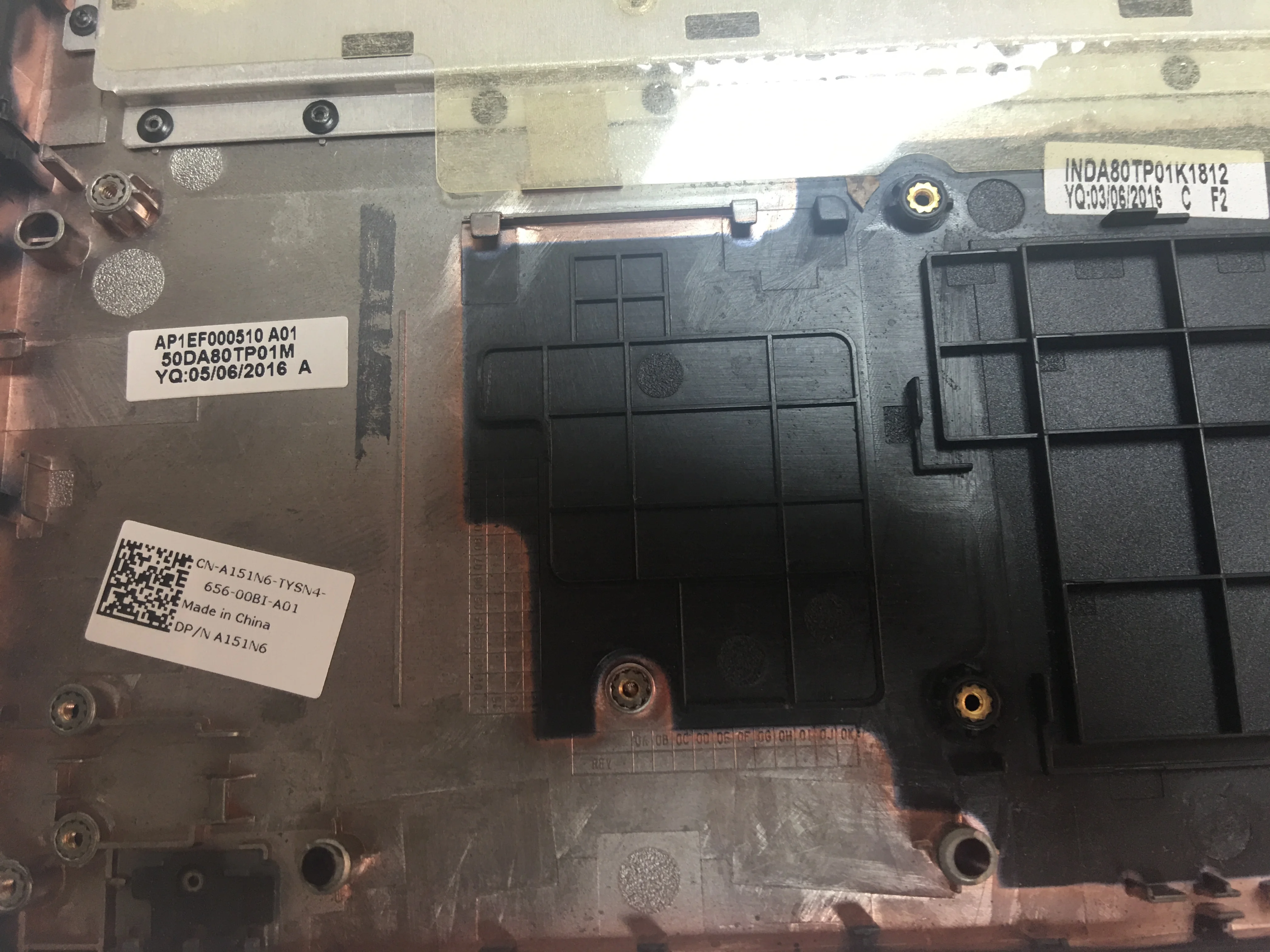 Чехол для ноутбука Dell E5570 Упор для рук тачпад верхняя крышка с SC Reader CN-0A151N6 A151N6 w/1 год гарантии