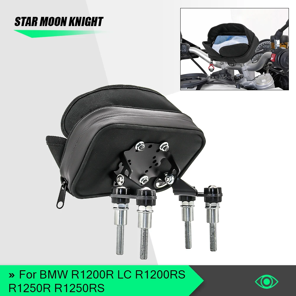 

Мобильный телефон держатель для телефона с GPS-навигацией, медиасумка, кронштейн для навигации, водонепроницаемая сумка для BMW R1200R LC R1200RS R1250R ...