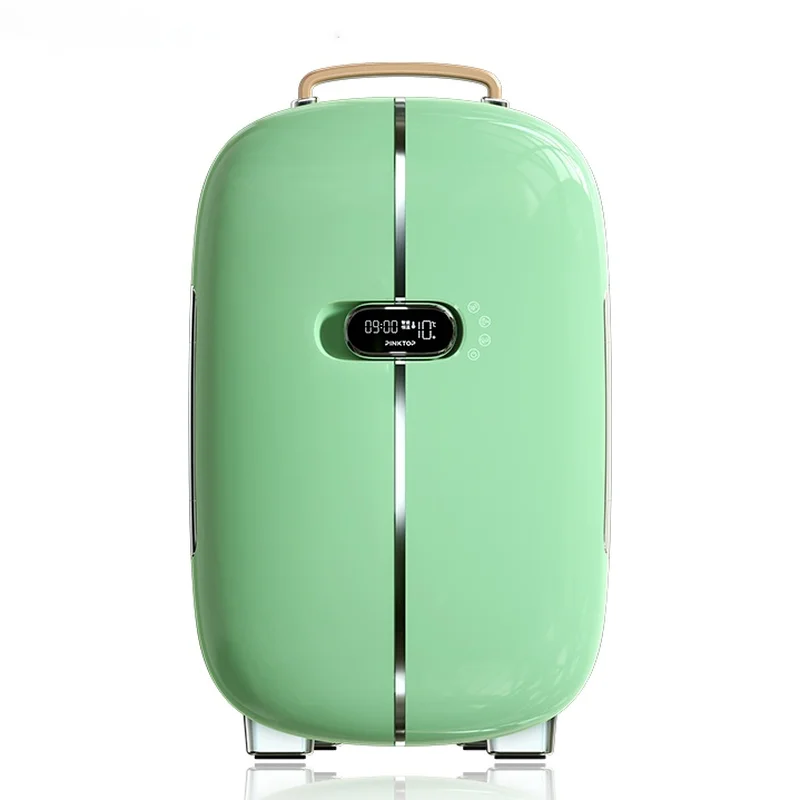 

100-240V 13L Professional Beauty Refrigerator Double Door Facial Mask Skin Care Cosmetics Small Refrigerator Lipstick