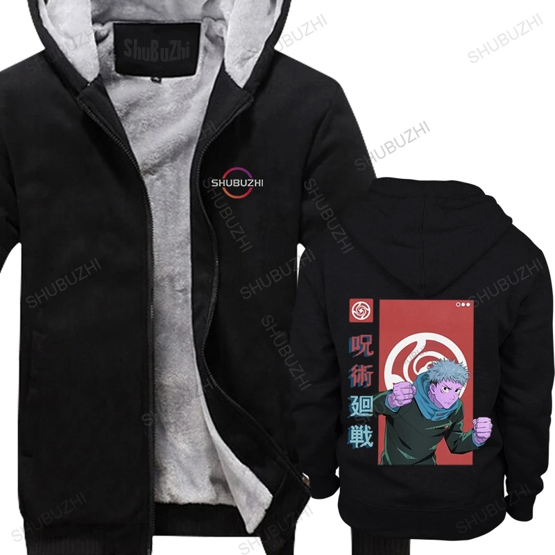 

Yuji Itadori Jujutsu Kaisen winter hoody for Men Pre-shrunk hooded coat Stylish hooded coat Tops Anime Manga hoodie Appare