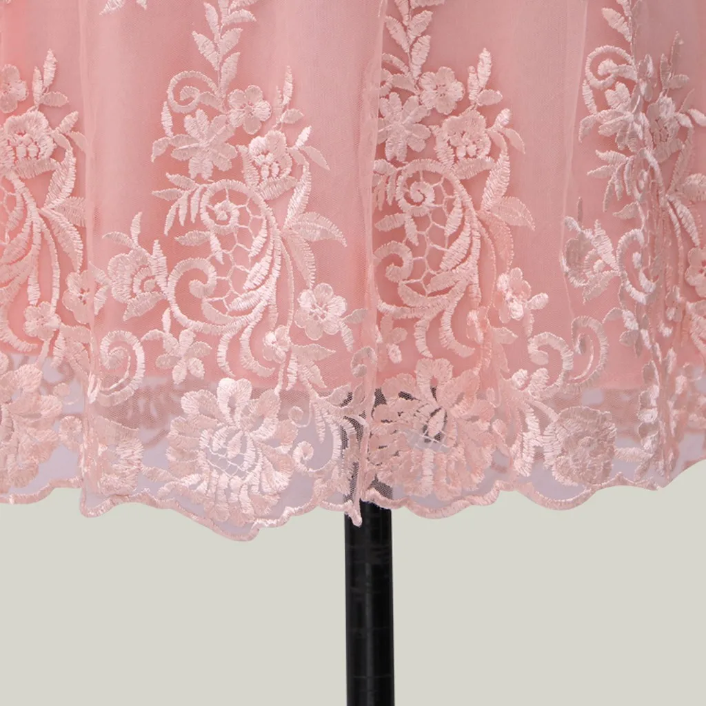 

Ladies dresses Emboss Women's O-Neck Short Sleeve Mesh Patchwork Party Beach Casual Dress Mini Dress vestidos de festa