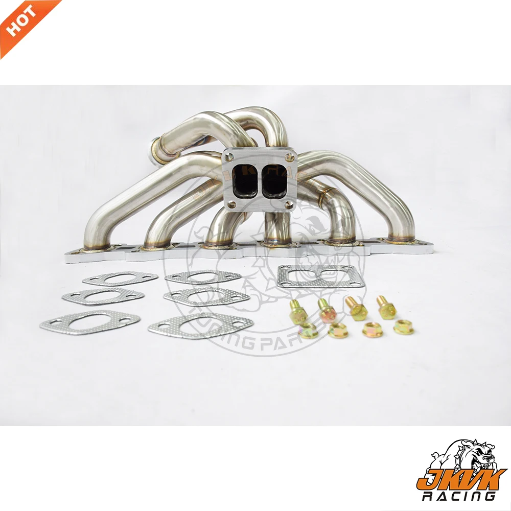 JKVK RACING SS321 3 мм Толстая Паровая труба Верхнее Крепление турбоколлектор V-band для 240sx