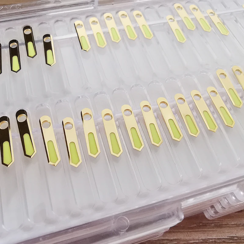 Gold SKX007 SBBN Watch Hands C3 Green Luminous Pointer for SKX007 SBBN NH35A NH36A Movement Modified Watch Hands Needle