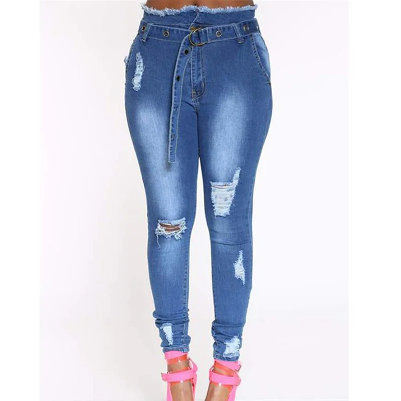

Womens Skinny High Waisted Jegging Jeans High Waisted Slim Pants Denim Trouser