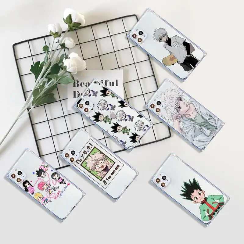 

Hunter X hunter Japan anime Phone Case Transparent for iPhone 7 8 11 12 se 2020 mini pro X XS XR MAX Plus