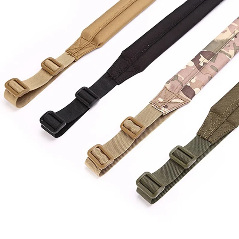 

1 PC Nylon Tactical Sling Shoulder Strap Airsoft Heavy Duty Rifles Sling Military's Nylon Bungee Belt Outdoor Hunting Strap