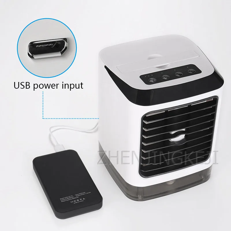 

USB Desktop Fan Air Cooler Humidifier Home Use Small Air Conditioner Refrigeration Sprayer Air Conditioning Household Appliances