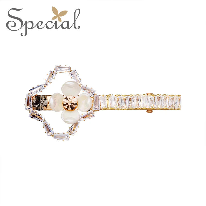 

Special retro style handmade anti slip headgear hairpin with clip at the top and duck's beak on the top is precious S2219H