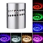 Светодиодный настенный светильник, 3 Вт, с множеством отверстий, со спиральным эффектом, для прихожей, потолочный светильник, вечерние украшения для бара