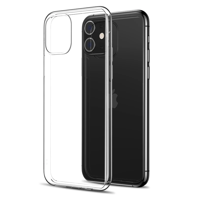 

Прозрачный чехол для телефона iPhone 11 7 8 XR, силиконовый мягкий чехол для iPhone 11 12 Mini Pro XS Max X 8 7 6s Plus 5 SE 2020 XR, чехол