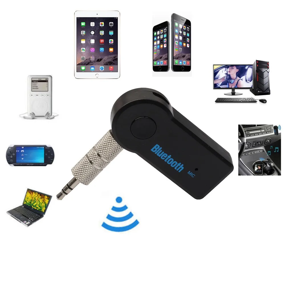 Bluetooth Мини 3 5 мм AUX аудио MP3 стерео музыкальный приемник автомобильный комплект
