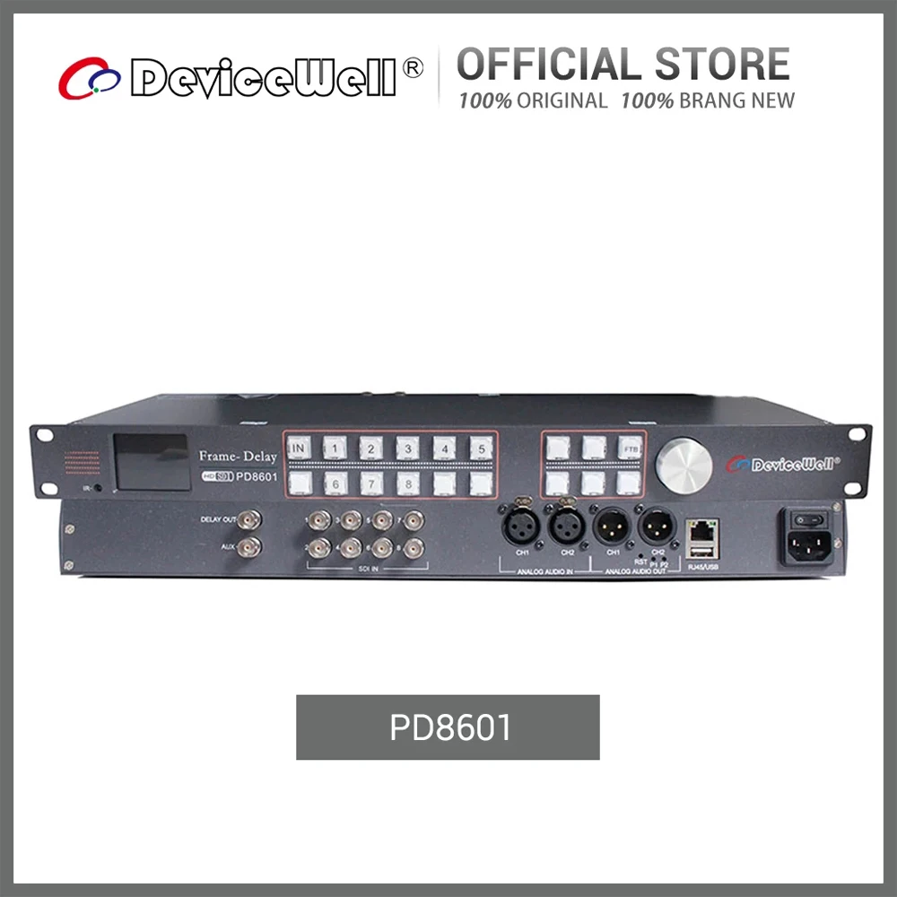 

DeviceWell PD8601 8-канальный SDI вход 2-канальный SDI выход AV Аудио Видео делитель