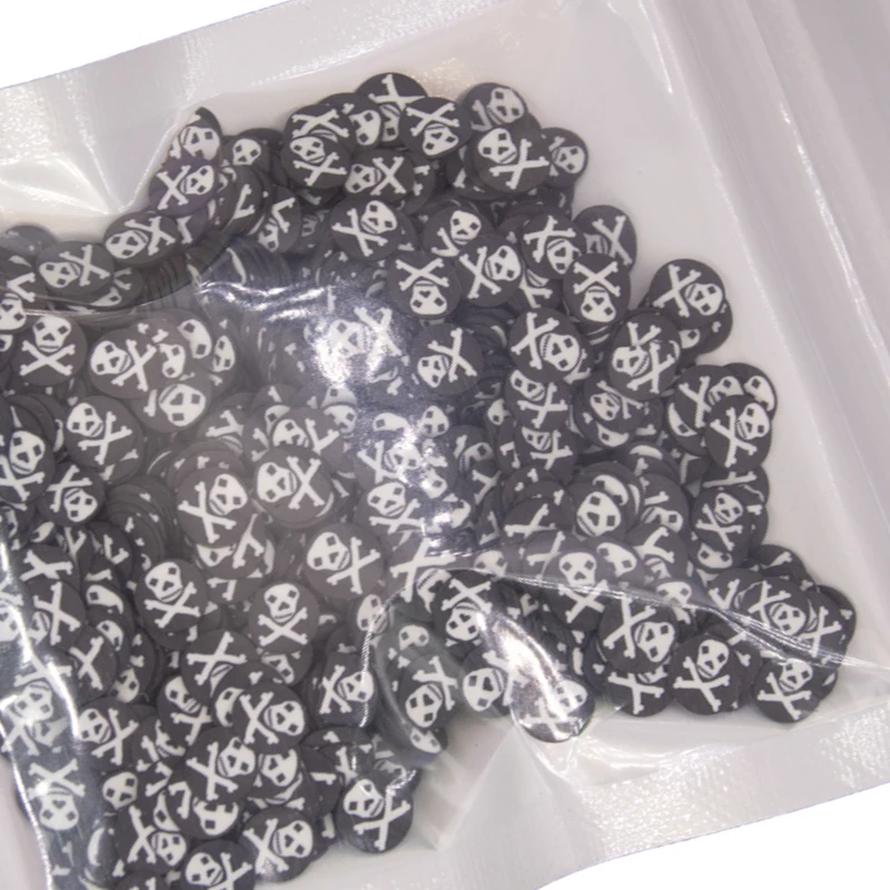 30 г Хэллоуин Тыква Голова череп летучая мышь паук форма Полимерная глина ломтик