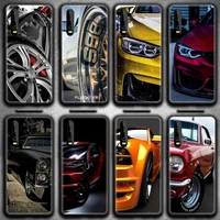 sports cool car man phone case for huawei p20 p30 p40 lite e pro mate 40 30 20 pro p smart 2020