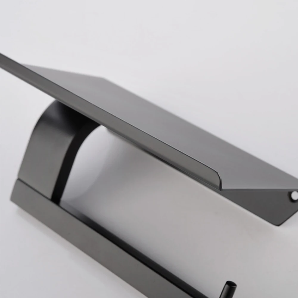 taicute classic toilet paper holder with shelf stainless steel tissue paper roll hanger wall mount wc bathroom accessories free global shipping