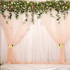 5 м10 м прозрачная нить тюль рулон прозрачный Свадебный фон украшение органза ткань стул створки стол юбка Сделай Сам поставки свадьба 5z