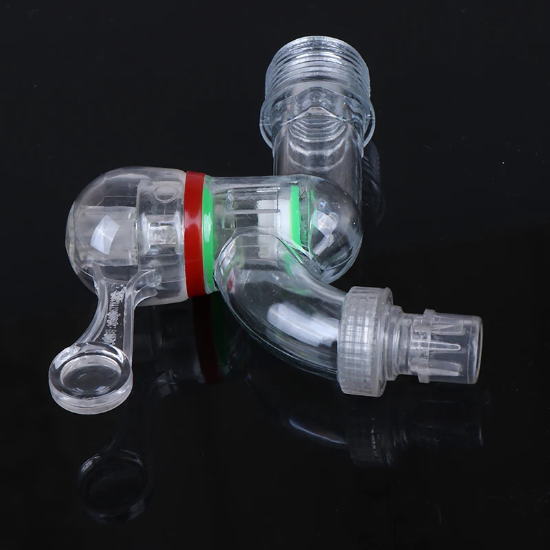 

Connector Washing Machine Water Valve Bibcocks Accessories 15mm 20mm Plastic Male Thread Faucet PC Water Tap Garden Irrigation
