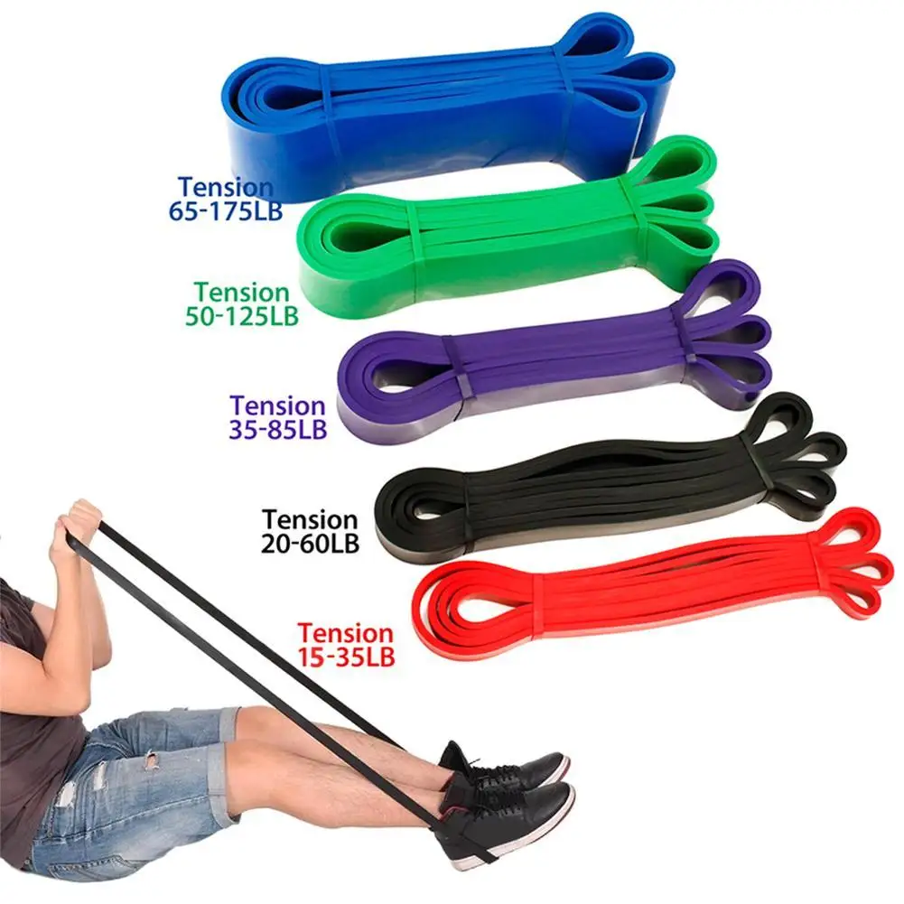 

HOT SALES!!! 208cm Body Stretching Exercise Yoga Sport Resistance Band Fitness Gym Equipment