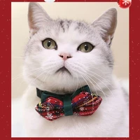 bow tie with bells collar for kitten puppy cat dog christmas gift bowknot pet accessories