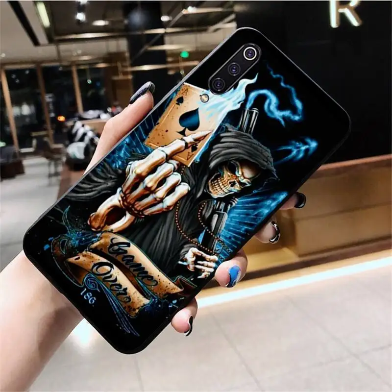 Мягкий чехол Grim Reaper Skull Skeleton для Huawei Honor 30 20 10 9 8 8x 8c v30 Lite view pro | Мобильные телефоны и