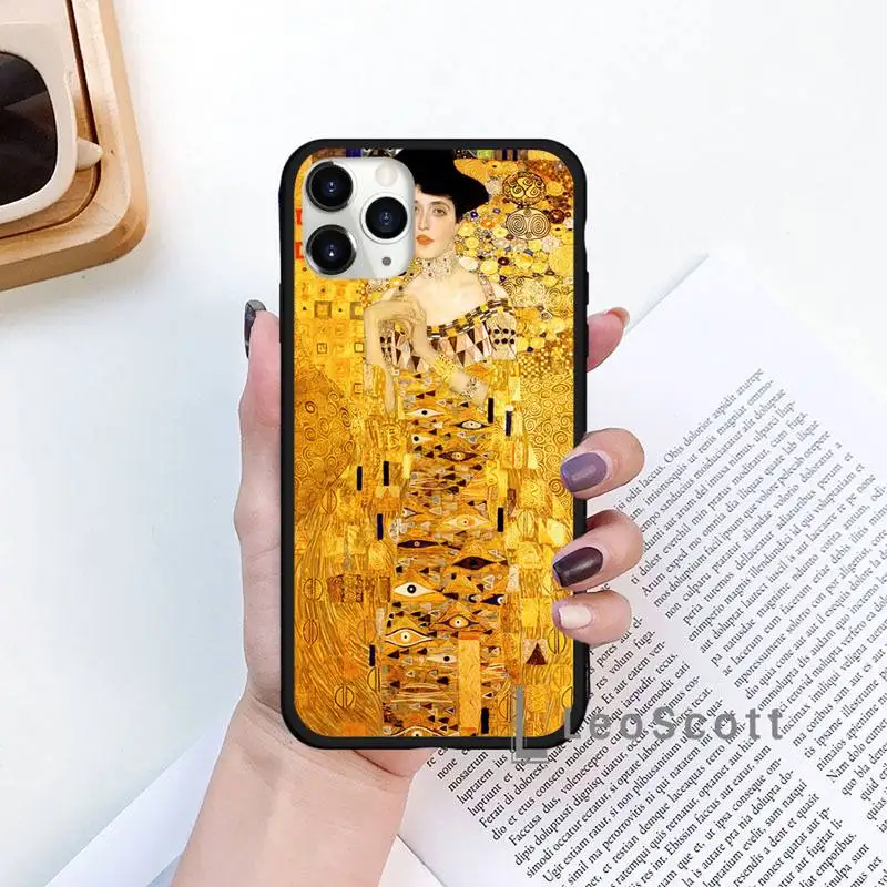 

Gustav Klimt Phone Case for iPhone 11 12 mini pro XS MAX 8 7 6 6S Plus X 5S SE 2020 XR