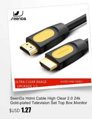 SeenDa адаптер hdmi-vga цифро-аналоговый видео аудио VGA к Hdmi для ПК ноутбук планшет мужчин конвертер с разъемом адаптер
