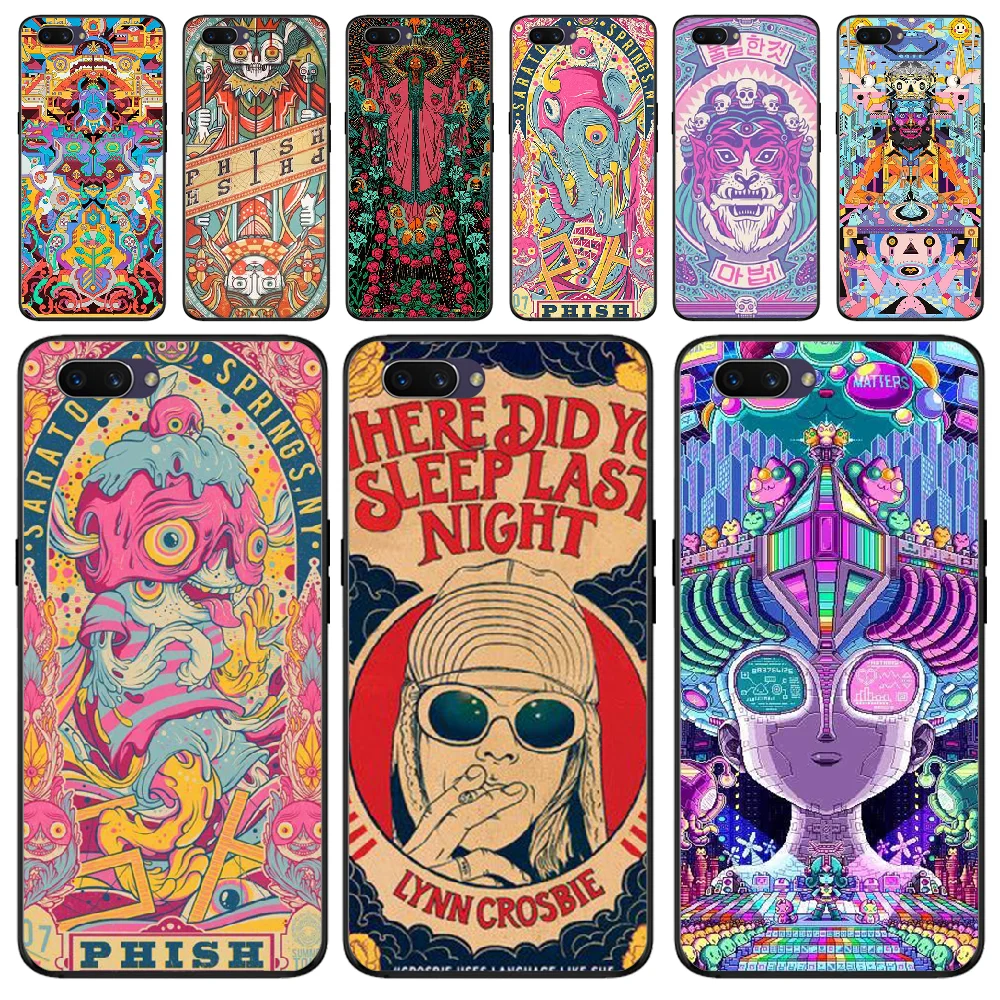 BaweiTE постер карты ТПУ черный чехол для телефона Корпус OPPO F5 F9 F3 F11 pro A92020 K1 A77 RENO