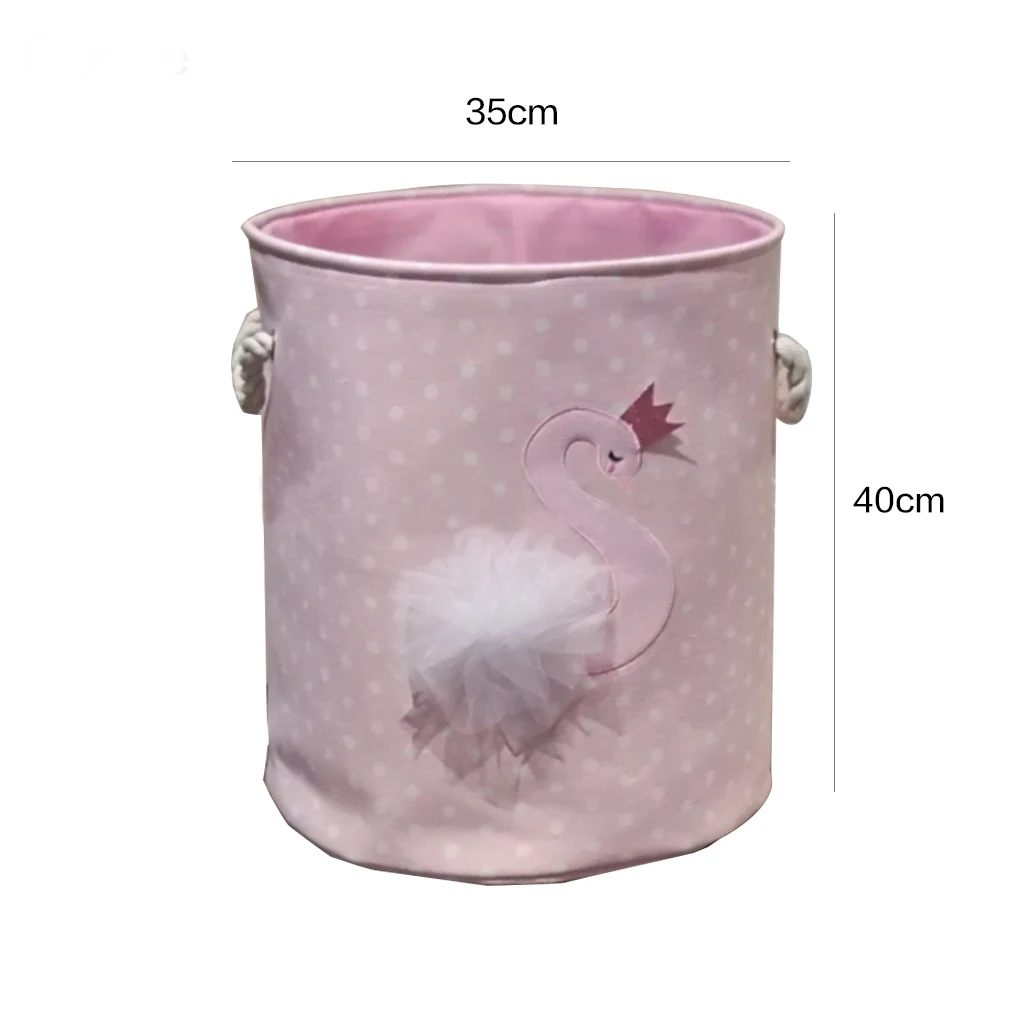 

Foldable Laundry Basket For Dirty Clothes Pink Kids Toys Baskets Bag For Girls Home Sundries Storage Basket Washing Organizer