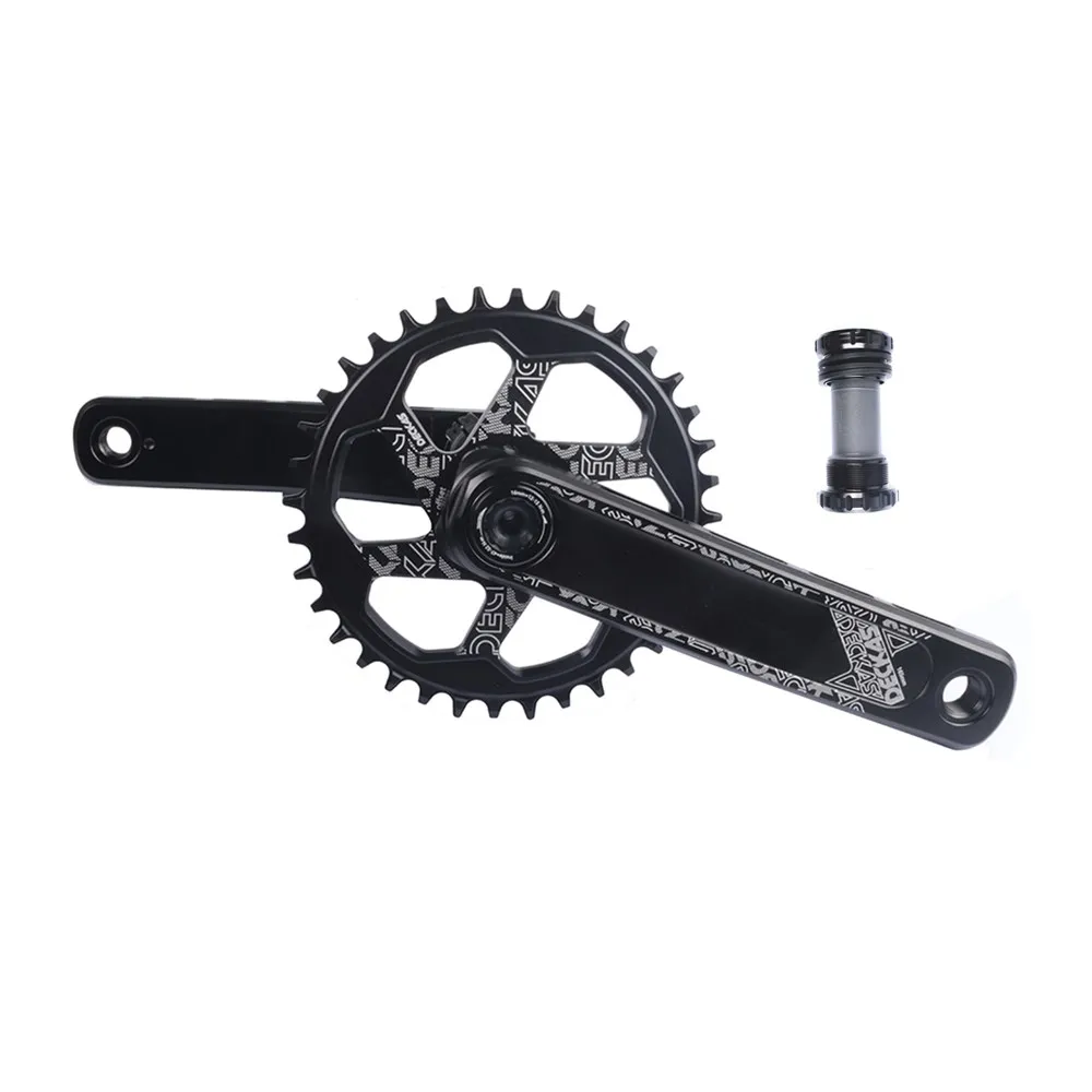 Deckas MC-012 Crank 165mm 170mm With BB BSA Adapter For Sram GXP 3mm 6mm Offset Direct Chainring MTB Moutain Bike Crankset