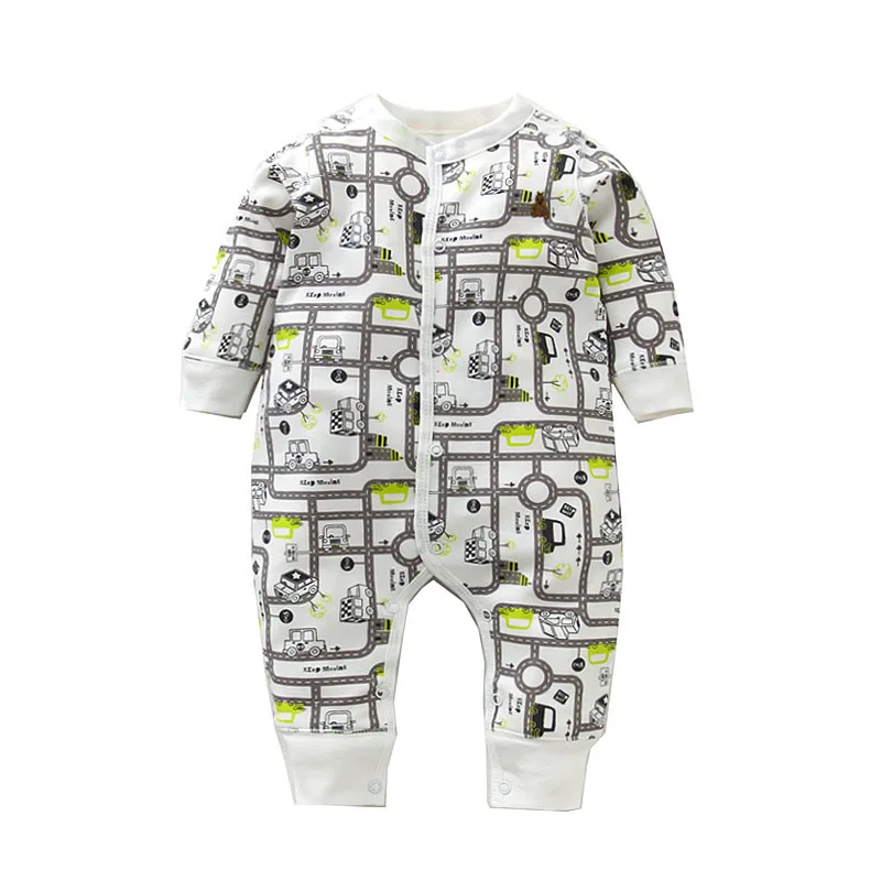 Style 29 Весенне-осенние детские комбинезоны для новорожденных; одежда из хлопка с длинными рукавами для маленьких мальчиков и девочек; одежда для сна с героями мультфильмов для младенцев; одежда для малышей - Цвет: Style 29