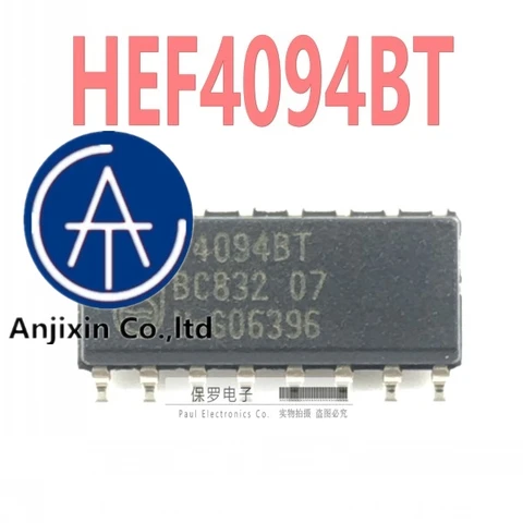 10 шт. 100% оригинальный и новый переключатель HEF4094BT HEF4094 SOP-16, патч, реальный запас